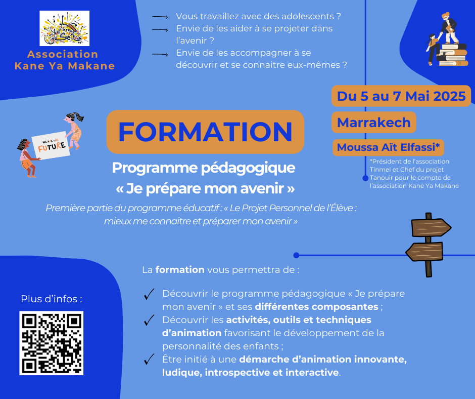 Affiche Formation "Je prépare mon avenir" - Février 2025